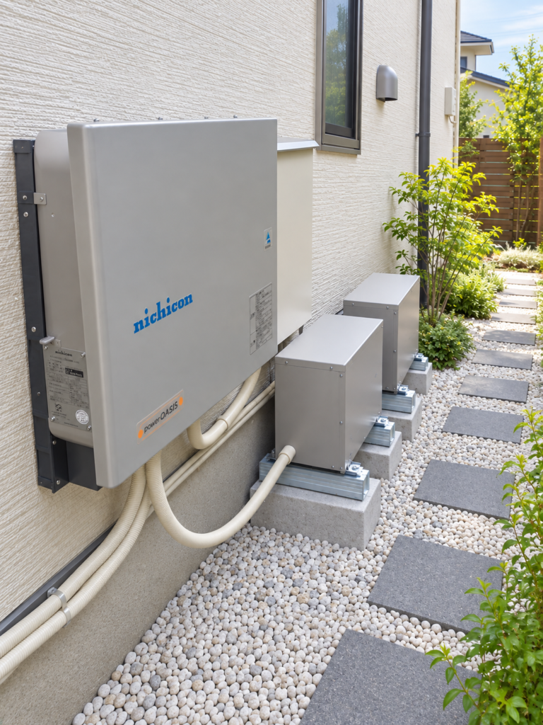 兵庫県神戸市｜蓄電池19.9kWh後付け施工事例 | 桃太郎ソーラー